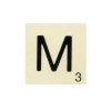 photo - Lettre M - En bois - Décoration - 10x10cm - Ctop