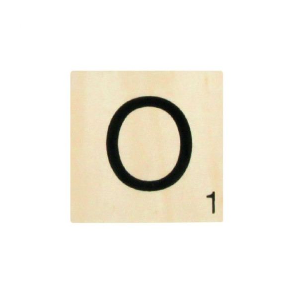 photo - Lettre O - En bois - Décoration - 10x10cm - Ctop