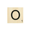 photo - Lettre O - En bois - Décoration - 10x10cm - Ctop