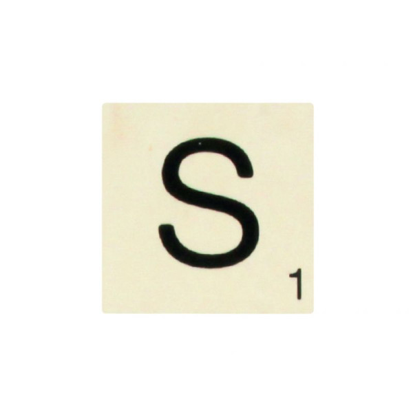 photo - Lettre S - En bois - Décoration - 10x10cm - Ctop