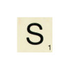 photo - Lettre S - En bois - Décoration - 10x10cm - Ctop