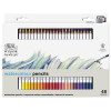 photo-Crayons de couleur - Aquarelle - Winsor et Newton - Studio - Boite métal - 48 couleurs