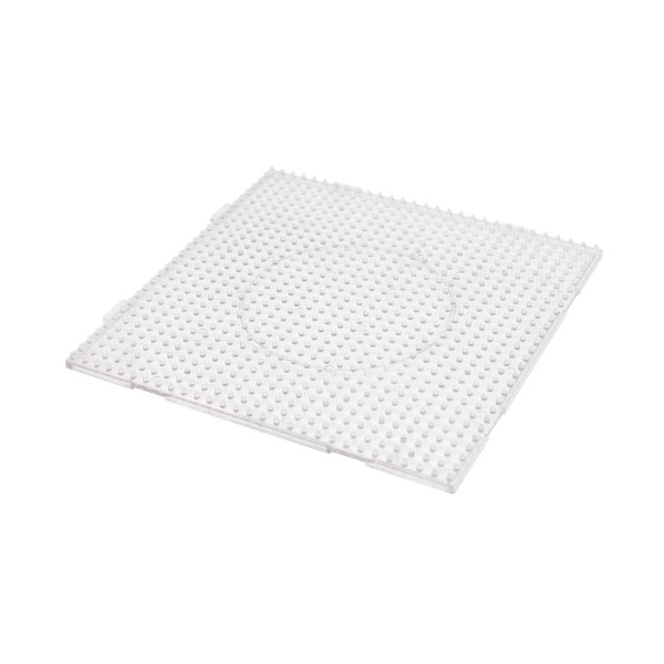 photo-Plaque pour perles à repasser - Transparente - Plastique - 14x14 cm