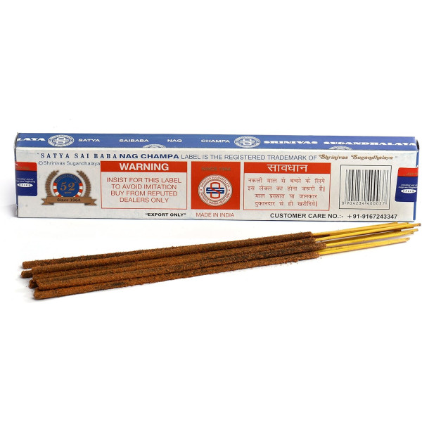 Bâtons d'encens - Naturels - Indien - Nag Champ Sai Baba - Lot de 24 boîtes