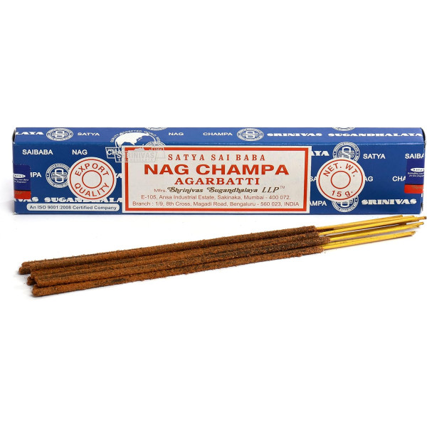 Bâtons d'encens - Naturels - Indien - Nag Champ Sai Baba - Lot de 6 boîtes