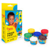 photo-Peinture au doigt - Enfant - Dès 2 ans - 6 pots - 35ml - Couleurs assorties - Jovi