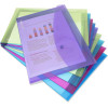 Pochettes - Bouton pression - A4+ - Semi-transparent - 10 unités - Rapesco