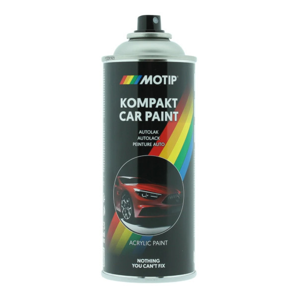 photo-Bombe de peinture - Acrylique - Gris métallisé - 51060 - Brillant - Motip - Kompakt Car Paint