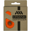 photo-Cache manivelle - Protection pour pédaliers - Vélo - VTT - Orange - Crank defender