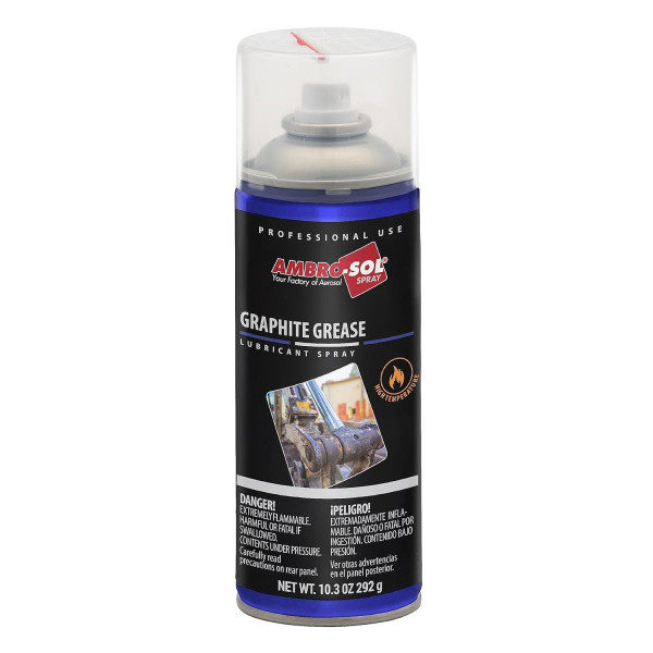 photo-Graisse au graphite - Lubrifiant - Engins - Spray - Ambro-Sol - 400ml