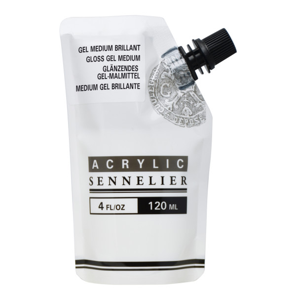 photo-Médium - Gel - Brillant - Peinture acrylique - Sennelier - Abstract - 120ml