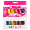 photo-Peinture acrylique - Coffret de 12 tubes de 12 ml - Assortiment - Art Creation
