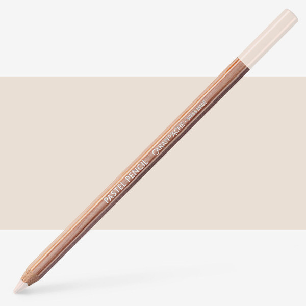 photo-Crayon pastel - Blanc rose - Caran d'Ache - Pastel pencil