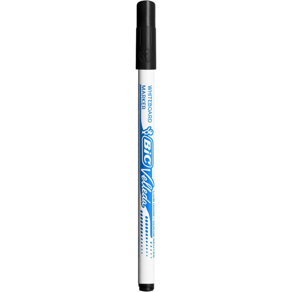 Feutres - Noir - Effaçable - Pour tableau blanc et ardoise - Boite de 12 - Velleda