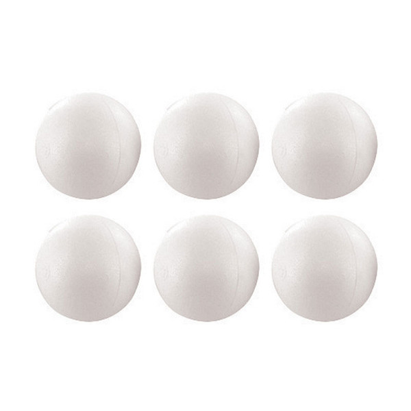 photo-6 boules - Polystyrène - A décorer - Boule de noël à personnaliser - 5 cm diamètre