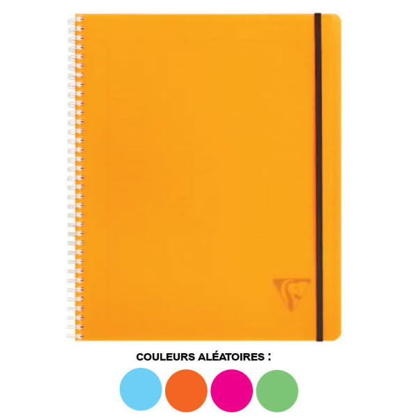 Cahier - A4+ - 22,5x29,7cm - Lignes - 160 pages - Polypro - Proactiv'Book - Clairefontaine