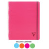 Cahier - A4+ - 22,5x29,7cm - Lignes - 160 pages - Polypro - Proactiv'Book - Clairefontaine