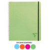 Cahier - A4+ - 22,5x29,7cm - Lignes - 160 pages - Polypro - Proactiv'Book - Clairefontaine