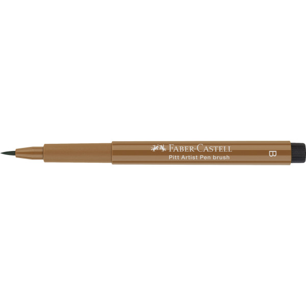 photo-Feutre à dessin - Pointe pinceau - terre d'ombre - Pitt Artist - Faber-Castell