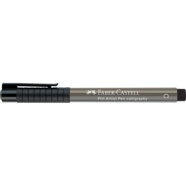 Feutre - Gris chaud 4 - Pointe 2,5 mm - Calligraphie - Pitt Artist Pen - Faber-Castell