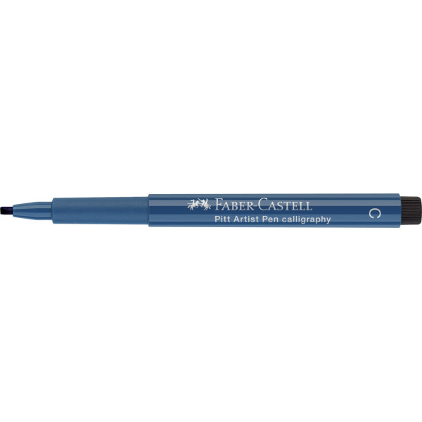 photo-Feutre - Bleu indianthrène - Pointe 2,5 mm - Calligraphie - Pitt Artist Pen - Faber-Castell