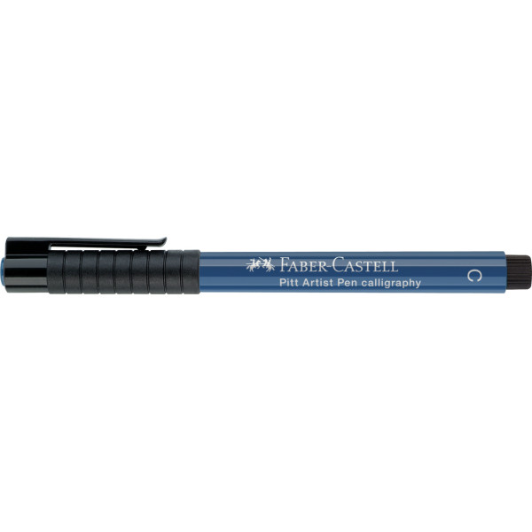 Feutre - Bleu indianthrène - Pointe 2,5 mm - Calligraphie - Pitt Artist Pen - Faber-Castell