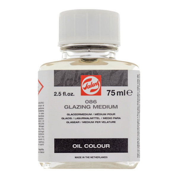 photo-Médium pour glacis - Peinture à l'huile - Fluidifie - Brillance - Talens - 75ml