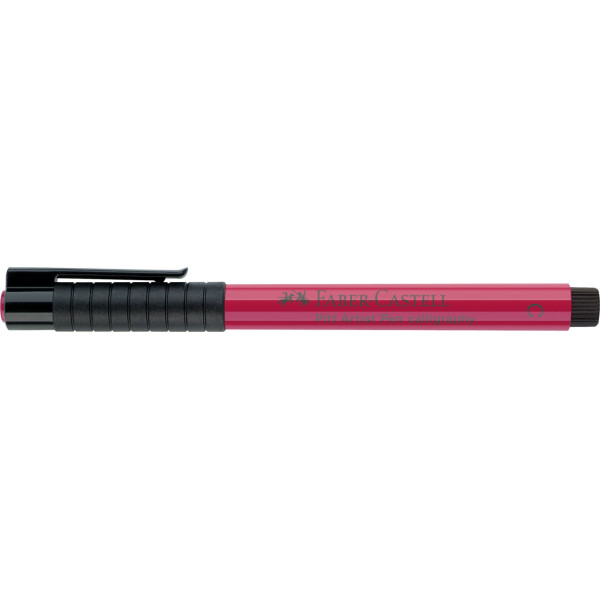 Feutre - Rose carmin - Pointe 2,5 mm - Calligraphie - Pitt Artist Pen - Faber-Castell