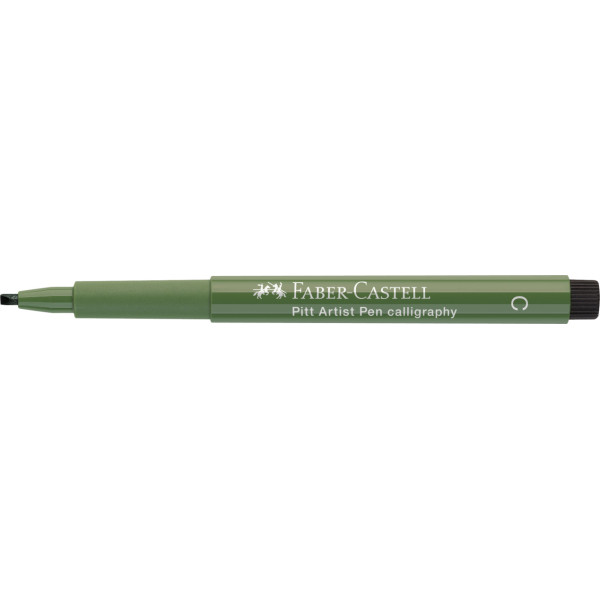 photo-Feutre - Vert oxyde de chrome - Pointe 2,5 mm - Calligraphie - Pitt Artist Pen - Faber-Castell