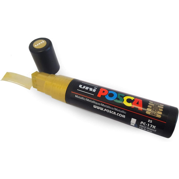Lot de 10 marqueurs - POSCA - PC-17K - Assortiment couleurs - Pointe large