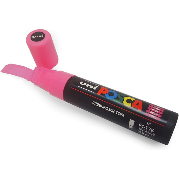 Lot de 10 marqueurs - POSCA - PC-17K - Assortiment couleurs - Pointe large