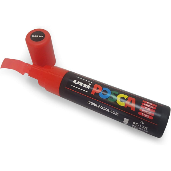Lot de 10 marqueurs - POSCA - PC-17K - Assortiment couleurs - Pointe large