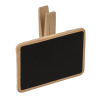 photo-Petite ardoise - Noir - A clipser - Avec pince - Bois - 7x5x3 cm