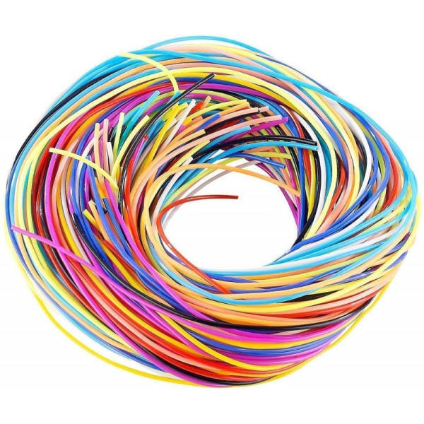 photo-Scoubidous - 100 fils pour faire des scoubidous - Assortiment couleur