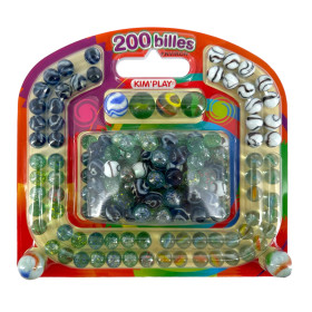 Kim'Play Jeu 20 Billes + Calot - Jeu De Plein Air Diabolo Pour Enfants Et Adultes