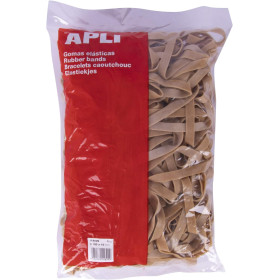 photo-Bracelets - Elastiques - 120 x 10 mm - Sachet de 1kg - Caoutchouc - Apli