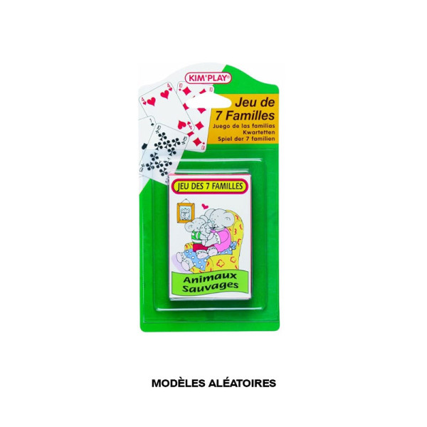 photo-Jeu des 7 familles - Jeu de cartes - Familles d'animaux - Enfant