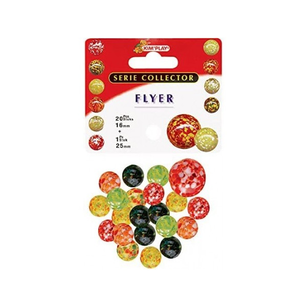 photo-Billes - Filet de 20 billes + 1 calot - Collection flyer - Jeu - Enfant