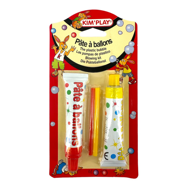photo-Pâte à ballons - Pour créer des ballons - Avec embout plastique - 2 tubes + pipettes