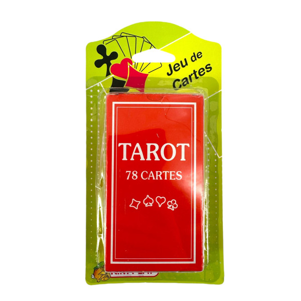 photo-Jeu de tarot - 78 cartes - Cartes plastifiées