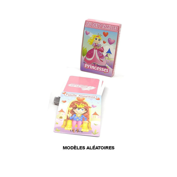 Jeu des 7 familles - Jeu de cartes - Pirates - Fées - Chevaliers - Princesses
