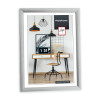 photo-Cadre photo - Format photo 21x29,7cm - Cadre 31x22cm - Alu - Argent