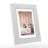 Cadre photo - Format photo 10x15cm - Format cadre 14x19cm - Blanc - A poser