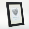Cadre photo - Format photo 7x10 ou 10x15cm - Format cadre 14x18cm - Noir