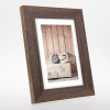 Cadre photo - Format photo 10x15cm - Format cadre 14x19cm - Marron