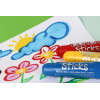 Gouache - Solide - Enfant - Spécial tissu - 6 couleurs - Ne tâche pas - Apli kids