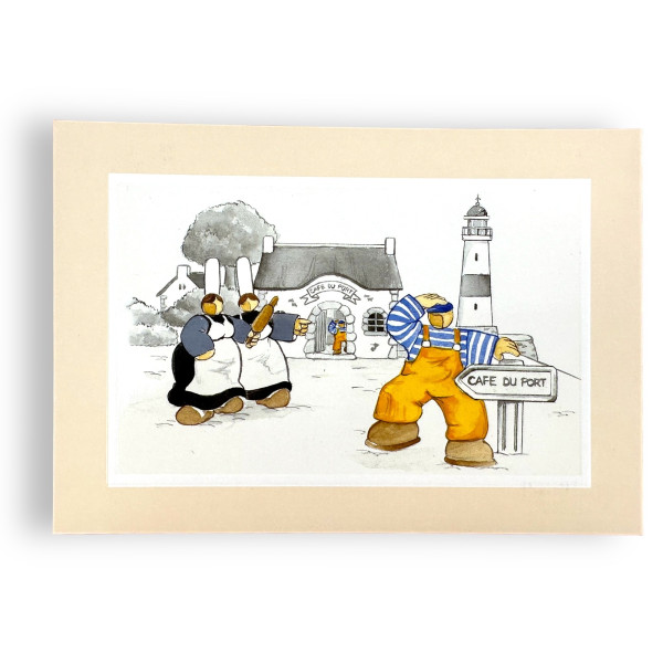 photo-Carte postale - Mam Goudig - Bretagne - 17x12cm - Comité d'accueil