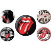 photo-The Rolling Stones - Badges - A épingler sur veste, sacs, tee-shirt - 5 modèles - 3 à 4 cm diamètre