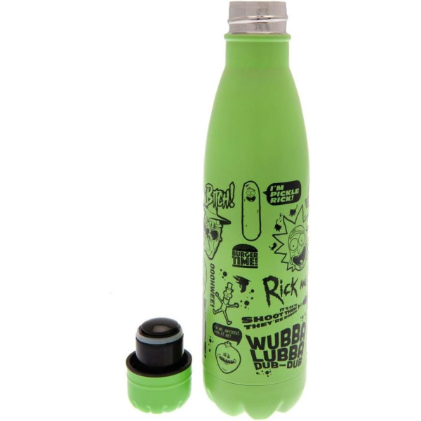 Rick and Morty - Gourde - Isotherme - 500ml - Acier inoxydable - Idées cadeaux