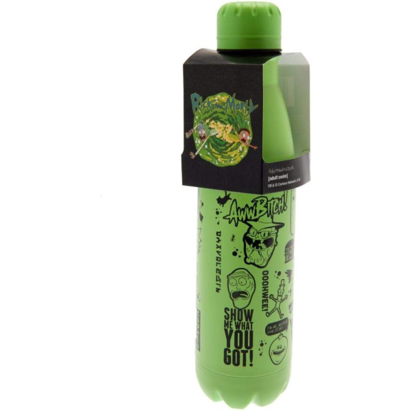 Rick and Morty - Gourde - Isotherme - 500ml - Acier inoxydable - Idées cadeaux